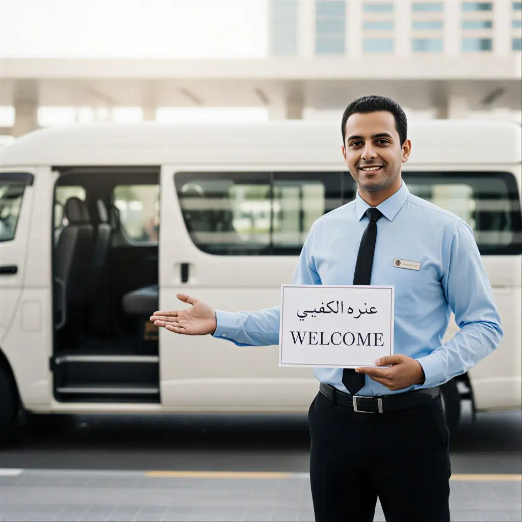 Safe arrival at Jeddah Airport